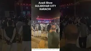 AZADI SHOW PERFORMANCE OF SALEEM JAVED IN GULMOHAR CITY KARACHI #nayyarabbaspropertywala #property
