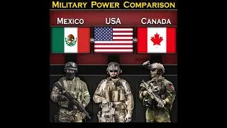 Mexico vs USA vs Canada | Military Power Comparison 2025