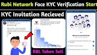 📌Rubi Network Facial KYC Verification Start ✅ | Rubi Network KYC Invitation Recieved | Rubi Updates