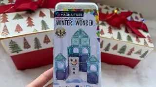 ✨ Mini Magna-Tiles Winter Set! | Perfect Holiday Gift for Creative Kids 🎁