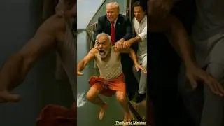 Modi Stole Trump&rsquo;s Phone&hellip; So They Threw Him Off a Train! 🚂📱#youtubeshorts #politicalsatire #funny