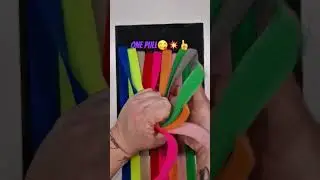 410#colorfull #velcro #Strips #one pull #asmr #super #sticky #crunchy #adhesive sound
