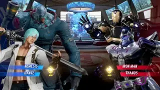 This Fighting game is so cool capcon vs marvel inifinte