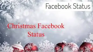 A good merry christmas status for facebook