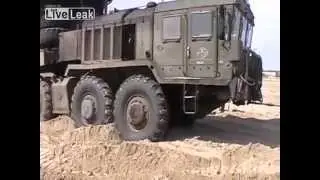 Russian Monster Truck pulling 60 TONNE