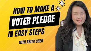 Vote For Your Conservative Value: Do Voter Pledge to Anita Chen
