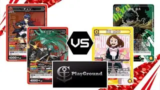 [Union Arena][ユニオンアリーナ] Gameplay 07, Arknights 🔴 vs My Hero Academia🟡