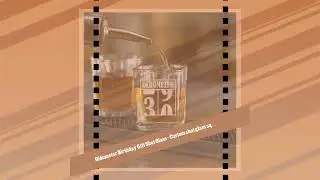 Oldometer Birthday Gift Shot Glass - Custom shot glass square 2oz engraved 60th Birthday Gifts. W...
