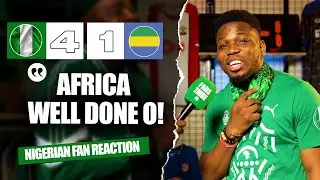 NIGERIA 4-1 GABON ( Mekele - NIGERIAN FAN REACTION) - 2026 FIFA WORLD CUP QUALIFIER.