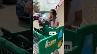 When Mom Makes You Ride In The Cart