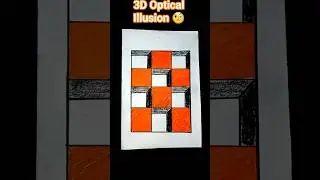 ♾️3D Optical Illusion🧐💫#3d#art#drawing#3dart#illusion#paperillusion#artandcraft#viral#arthacks#trend