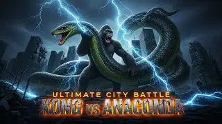 Monster Rampage in the City | King Kong vs Giant Anaconda