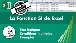 Comment utiliser la Fonction SI de Excel?