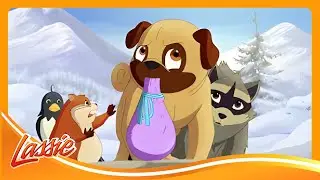 Lassie’s Icy Rescue ❄️ | The New Adventures of Lassie | Cartoons For Kids