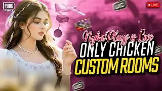 PUBG MOBILE LIVE | CUSTOM ROOMS | CASH GIVEAWAY | NYHAPLAYZ #pubgmobile #pubgm #pubglive #uc #live