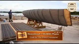 Unbelievable DIY Ferrocement Boat From PDF Plans