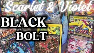 THE NEW KING OF BINDERS! ⚡️ Black Bolt Scarlet & Violet Binder Collection Opening!