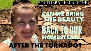 Creating a garden space for beauty and functionality/perennial garden/tornado recovery