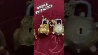 brass padlock Unique Home Gate Locks Lock with Key Security #shorts #naturephotography #like #brass