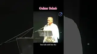 Gulzar sahab || main aur bhi kala ho gaya hoon || #gulzar #gulzarshayari #gulzarpoetry #sadurdugazal