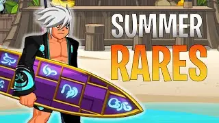 AQW All New Summer RARES 2021! | Otacool Beach Collection Chest