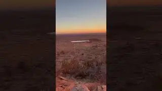 West Texas sunset views from the stand