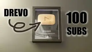 DIY Youtube Play Button z DREVA - Prekvapenie pre Dellyzabeth + Reakcia 😁