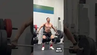 Hang Snatch 訓練目標: 延遲 bent arms #weightlifting