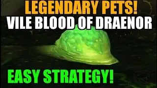 WoW 6.2 Vile Blood of Draenor Easy Strategy Guide [Fel Corrupted Legendary Pet Battles]