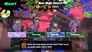 Splatoon 3: Eeltail Alley Big Run, 175 Eggs - Top 2% Replay | Salmon Run (Freelance, 333% HLM)