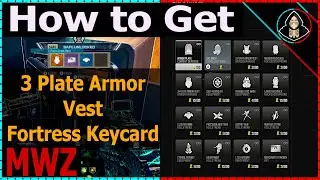 How to Get 3 Plate Armor Vest & Fortress Keycard MW3 Zombies