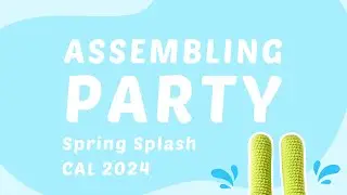 ASSEMBLING PARTY - Spring Splash crochet along 2025