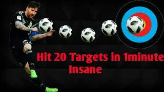 Messi hit 20 target in 1 minute