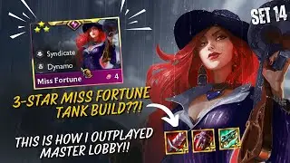 I Clutched a MASTER Lobby with MF 3⭐ Dynamo Flex COMP | Set 14 Gameplay | Teamfight Tactics | 聯盟戰棋