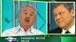 Fiori Gigliotti faz uma linda homenagem ao jornalista Milton Neves