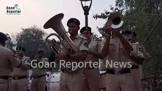 Goan Reporter News: Goa Police Band Performs at the 2.0 National Red Run