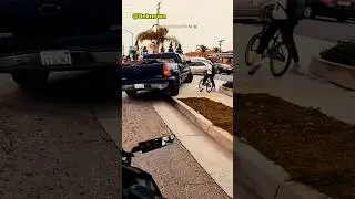 Driver Nearly Runs Over Child!