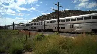 Amtrak's Southwest Chief #3 in Canyoncito, NM