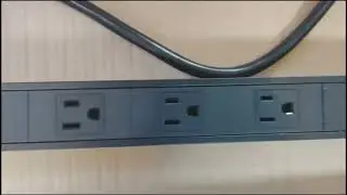 Amazon Basics Metal Power Strip Extension Cord Surge Protector with Mounting Brackets (16 outlet)