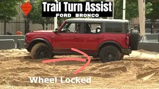 2021 Ford Bronco Trail Turn Assist Demo