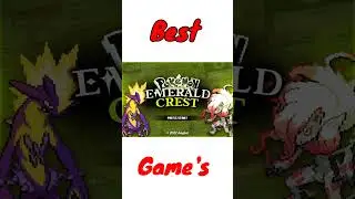 Top 5 best Pokemon GBA rom hack#pokemon#bestpokemongba#pokemongbagames#games#trending#shorts#viral
