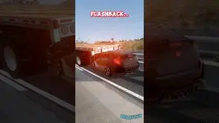 Honda civic crash flashback ⚡🚗💥 beamng.drive #shorts