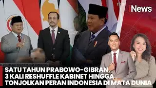 Satu Tahun Prabowo-Gibran, 3 Kali Reshuffle Kabinet hingga Tonjolkan Peran Indonesia di Mata Dunia