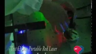 635nm laser pointer test from Jetlasers