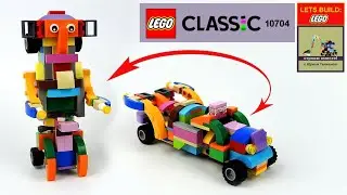 Lego Classic 10704 Robot 👍 MOC ✨ How to Build Transformer Robot from Car 🚗 Lego Tutorial.