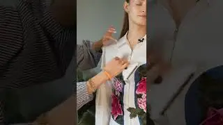 Relaxing Outfit Adjustments, Lint Rolling & Styling #asmrrealperson #relax #photoshoot #lintrolling
