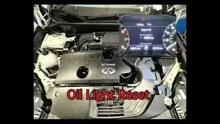 Infiniti QX50 Oil Life Reset & Oil Change - Easy Job