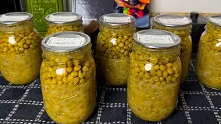 How to can dried peas! 