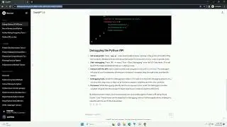 Debug python API Visual Studio Code