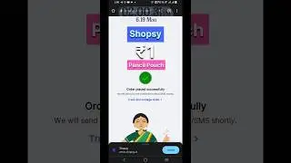 Shopsy ₹1 Pencil Pouch live order | Shopsy jhatpat deals live order #shopsy1rssale #re1liveorder